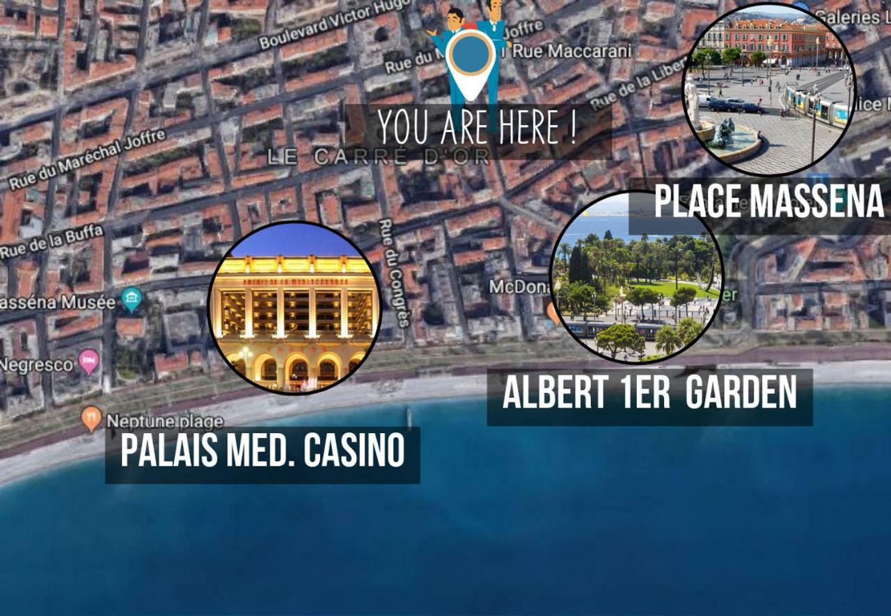 Nestor&Jeeves - Palais Marie Prestige - Central - Close Sea Νίκαια Εξωτερικό φωτογραφία